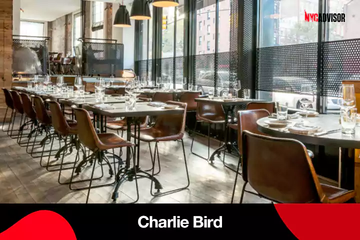 Charlie Bird Restaurant in New York